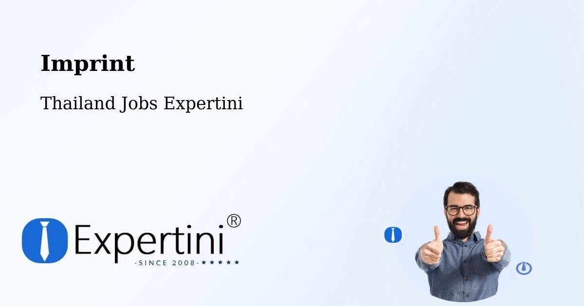 Imprint – Amphoe Mancha Khiri - Thailand Jobs Expertini