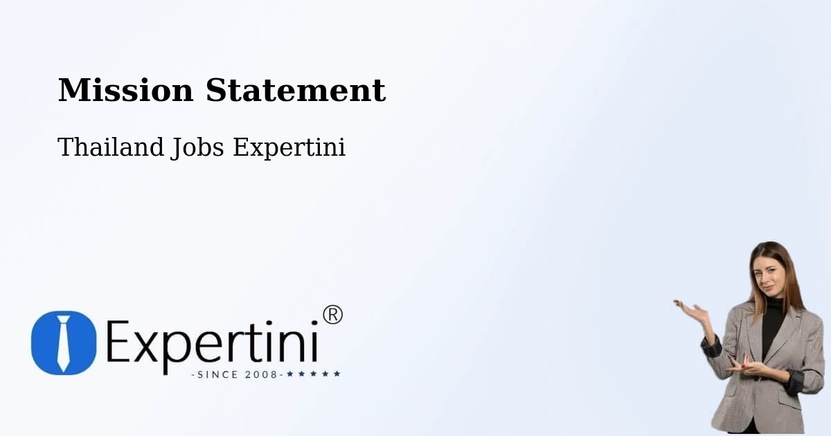 Corporate Mission – Amphoe Mancha Khiri - Thailand Jobs Expertini